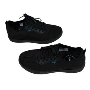Vessi Weekend 1.5 Sneakers Women’s Sz 8 Black Knit Waterproof Casual Minimalist
